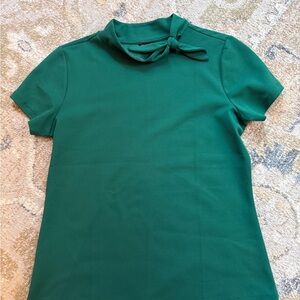 Ann Taylor Green Short Sleeve Top